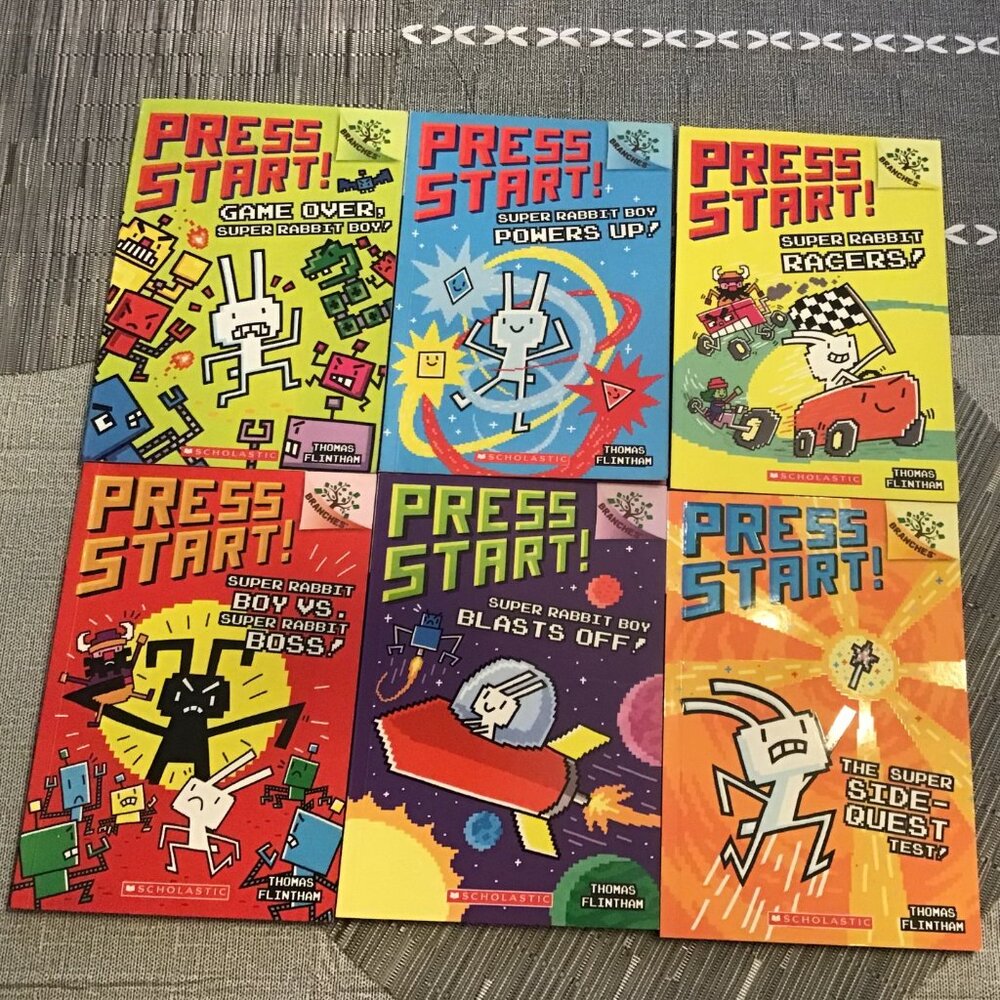 Brand New Press Start Books for Kids--#1-6, Homeschool Reading